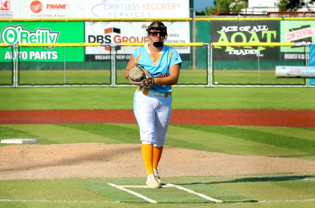 The La Crosse Steam hosted the Minot Honeybees in a Northwoods League softball game on July 13. -- CRAIG JOHNSON PHOTO