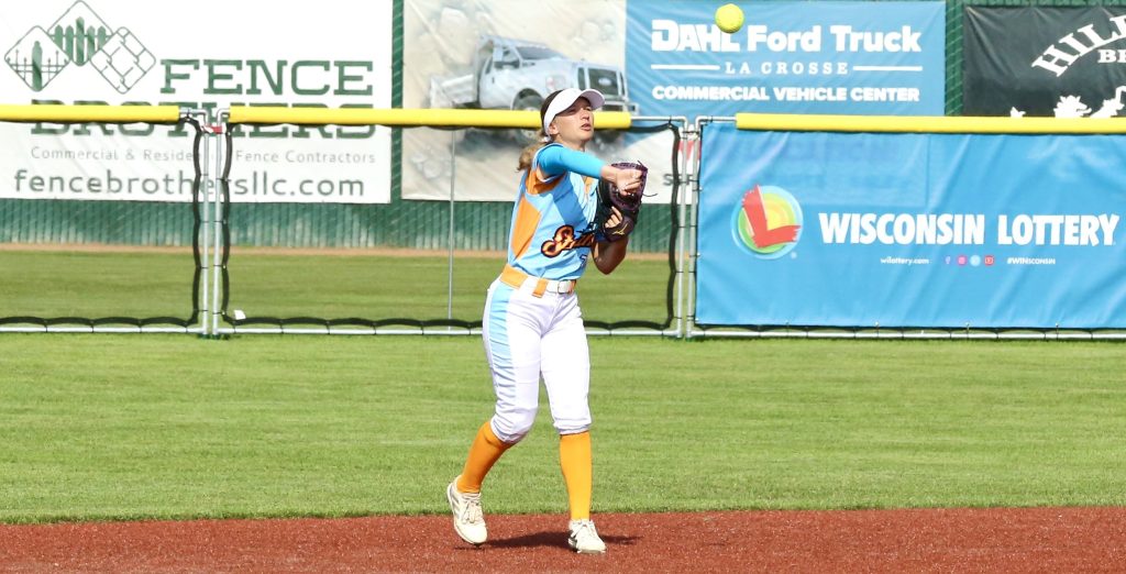 The La Crosse Steam hosted the Minot Honeybees in a Northwoods League softball game on July 13. -- CRAIG JOHNSON PHOTO
