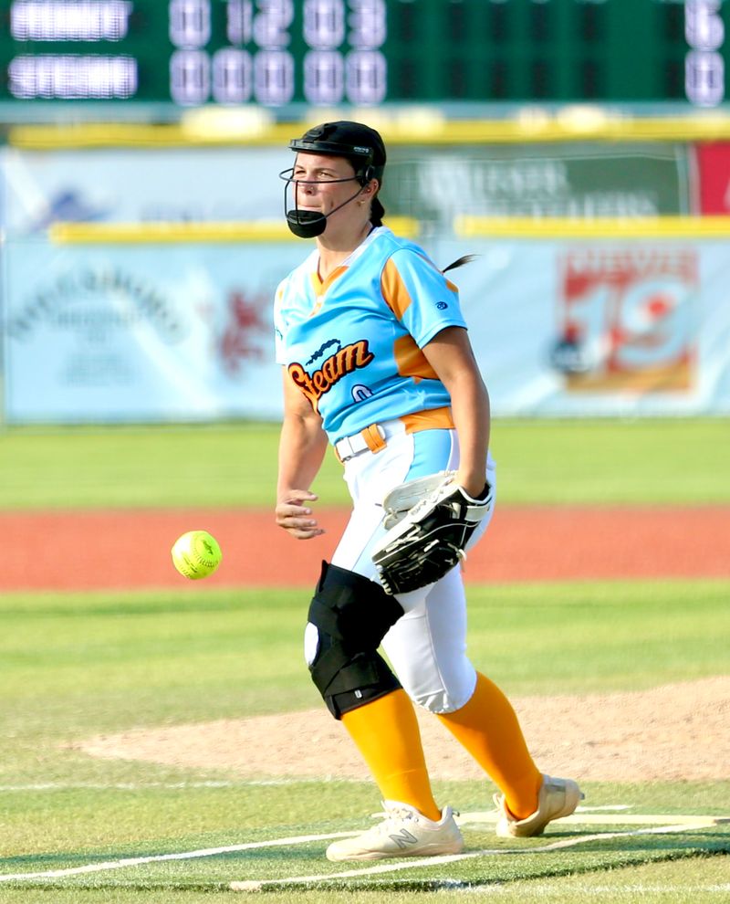 The La Crosse Steam hosted the Minot Honeybees in a Northwoods League softball game on July 13. -- CRAIG JOHNSON PHOTO