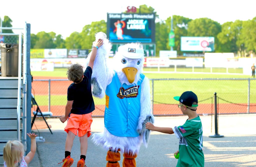 The La Crosse Steam hosted the Minot Honeybees in a Northwoods League softball game on July 13. -- CRAIG JOHNSON PHOTO