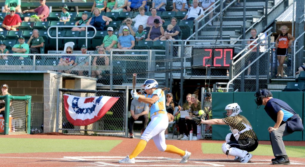 The La Crosse Steam hosted the Minot Honeybees in a Northwoods League softball game on July 13. -- CRAIG JOHNSON PHOTO