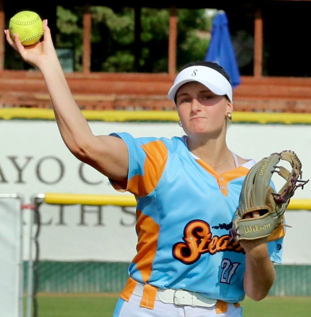 The La Crosse Steam hosted the Minot Honeybees in a Northwoods League softball game on July 13. -- CRAIG JOHNSON PHOTO