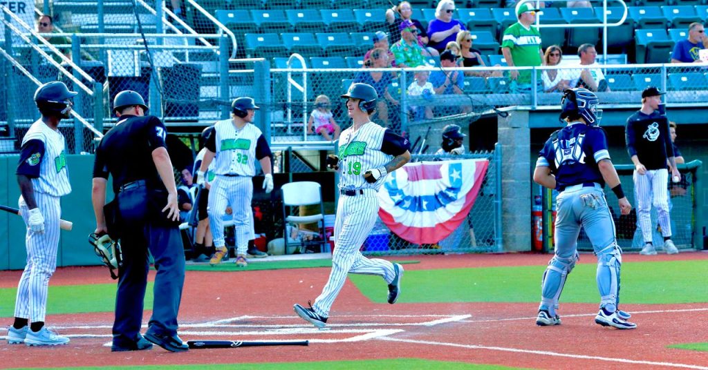 The La Crosse Loggers hosted Duluth on a Northwoods League baseball game on Sunday at Copeland Park. -- CRAIG JOHNSON PHOTO