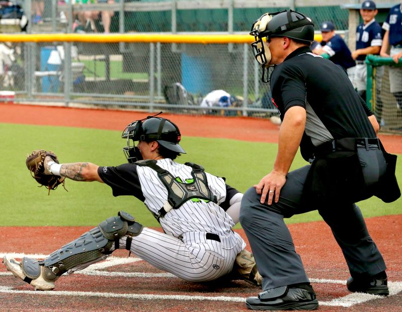 The La Crosse Loggers hosted Duluth in the opener of a three-game Northwoods League playoff series on Sunday. -- CRAIG JOHNSON PHOTO