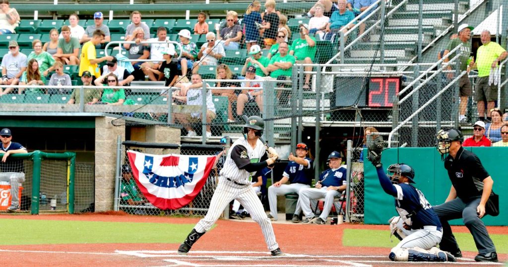 The La Crosse Loggers hosted Duluth in the opener of a three-game Northwoods League playoff series on Sunday. -- CRAIG JOHNSON PHOTO