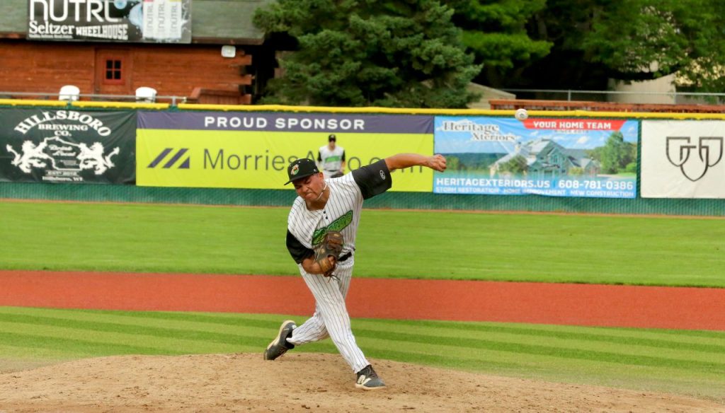 The La Crosse Loggers hosted Duluth in the opener of a three-game Northwoods League playoff series on Sunday. -- CRAIG JOHNSON PHOTO