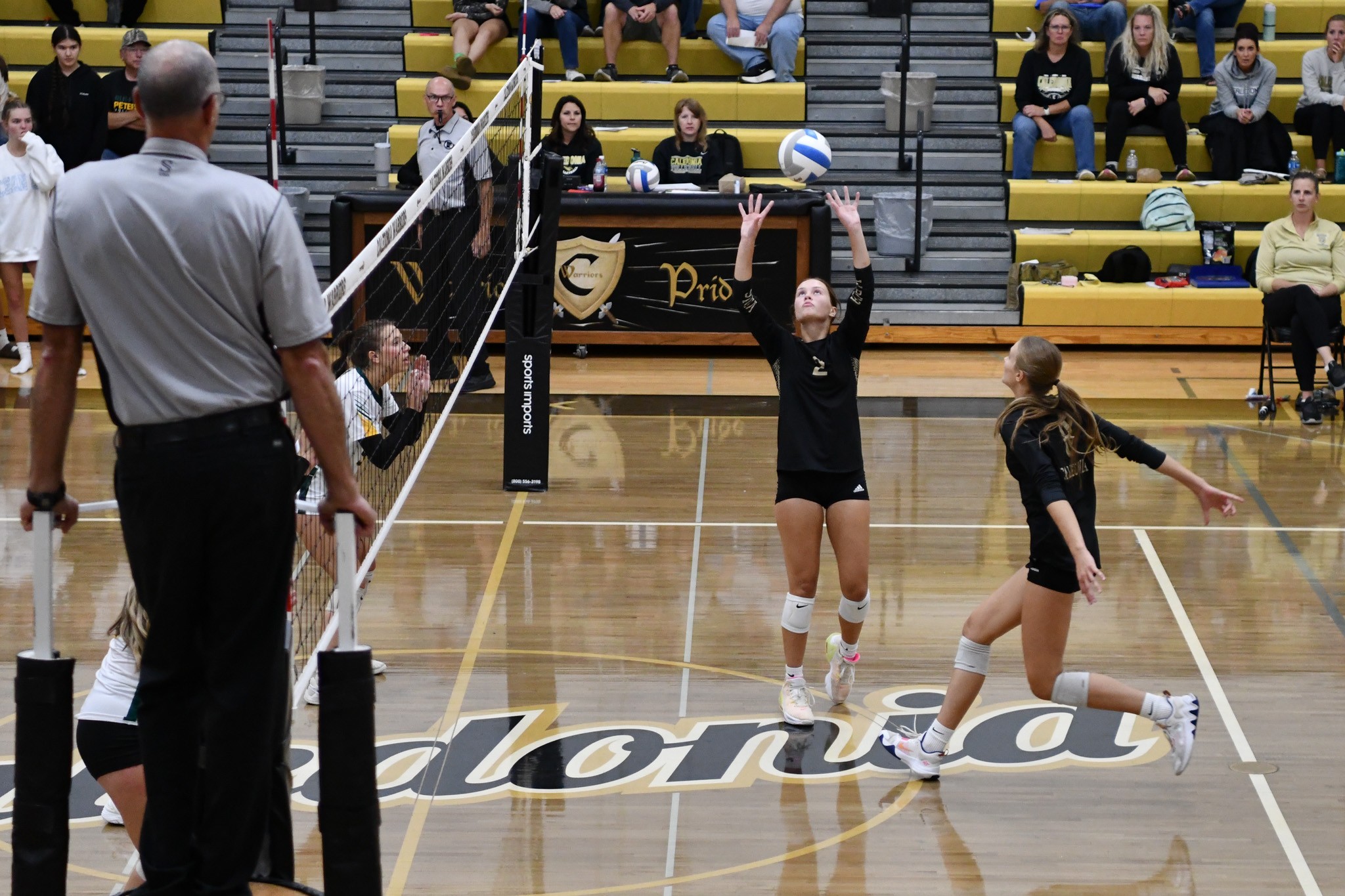 The Caledonia volleyball team opened the conference season against Rushford-Peterson. -- SUBMITTED PHOTO