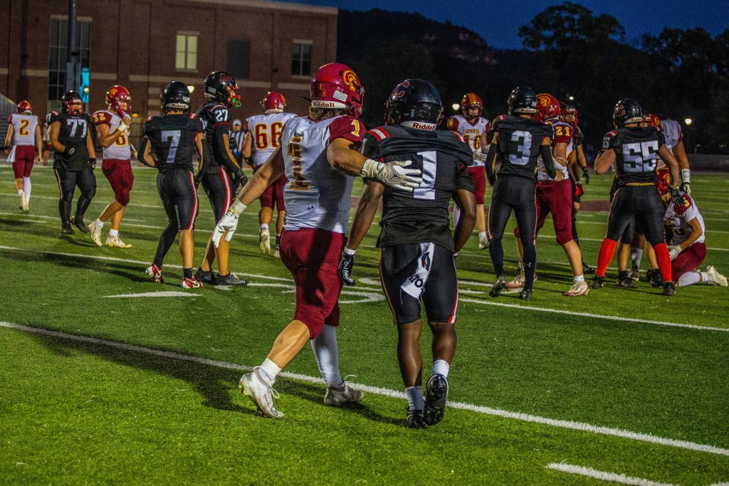 The Central football team beat Sparta 54-33 in a key MVC game on Friday. -- KAYLEE ZIELKE PHOTO