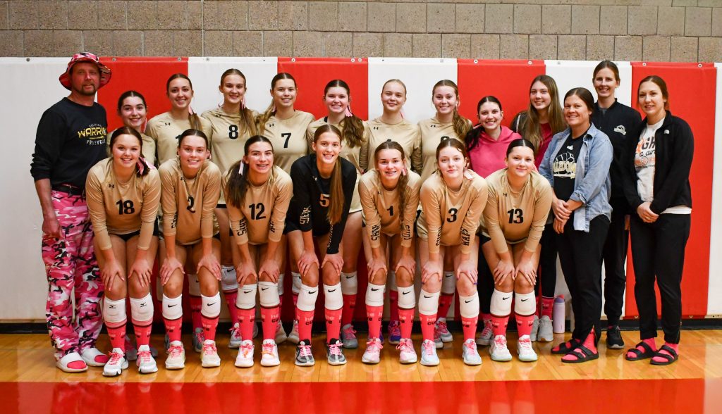 The Caldonia volleyball after sweeping Wabasha-Kellogg to win the Three Rivers Conference championship. -- SUBMITTED PHOTO