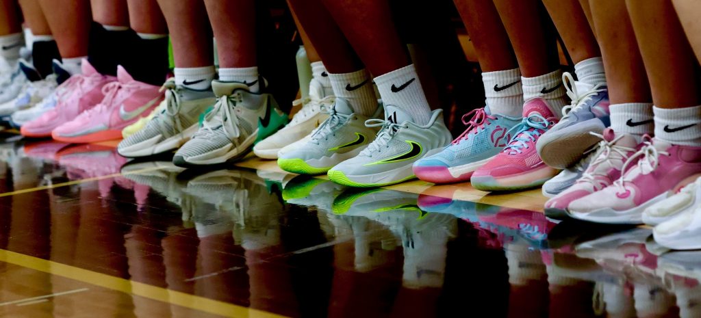 The Caledonia girls basketball team squared off with Winona Cotter on Tuesday. -- CRAIG JOHNSON PHOTO