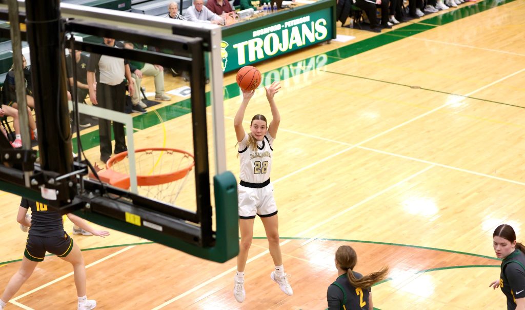 Caledonia girls basketball vs. Rushford-Peterson. -- CRAIG JOHNSON PHOTO