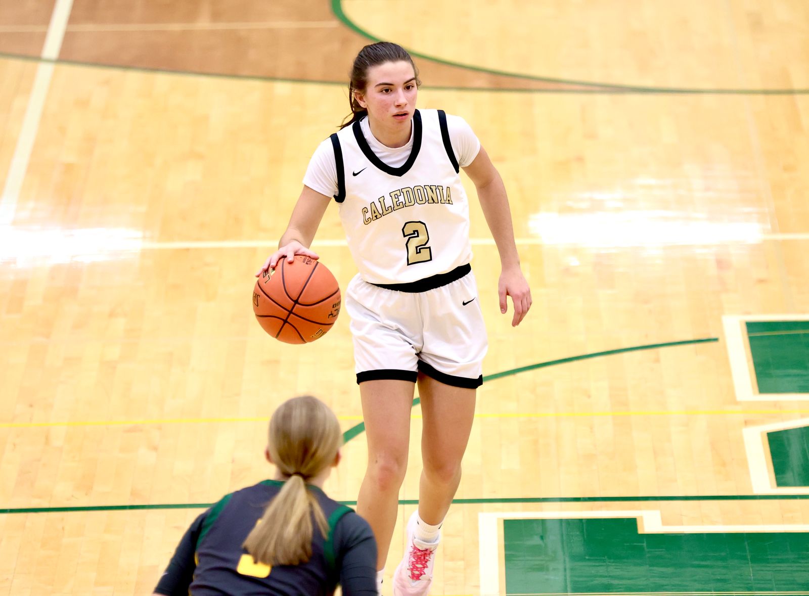 Caledonia girls basketball vs. Rushford-Peterson. -- CRAIG JOHNSON PHOTO
