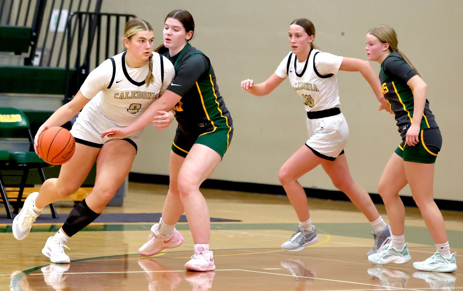 Caledonia girls basketball vs. Rushford-Peterson. -- CRAIG JOHNSON PHOTO