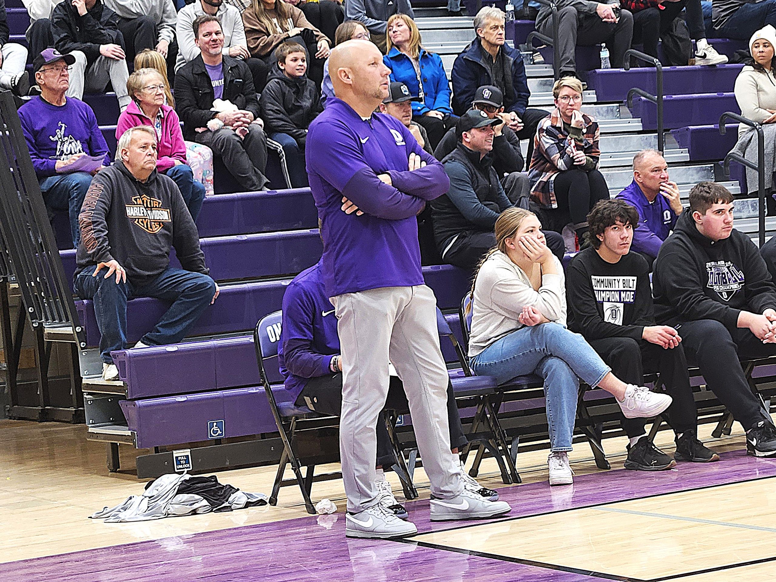 Onalaska boys basketball coach Craig Kowal. -- TODD SOMMERFELDT PHOTO