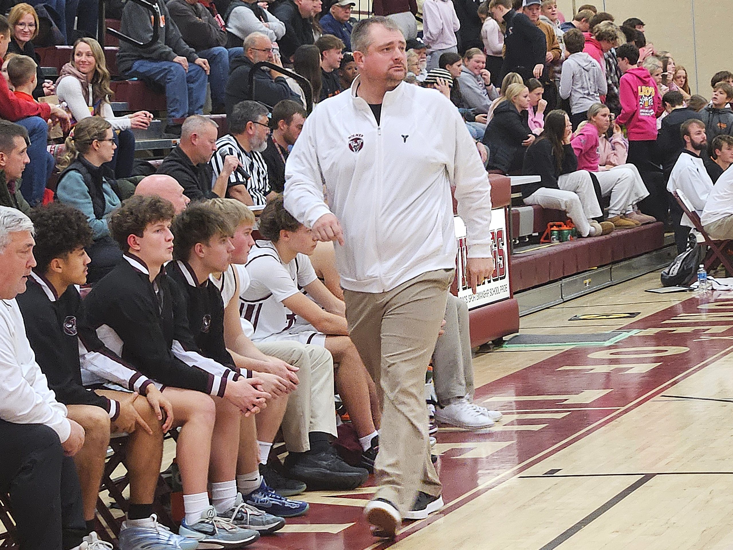 Holmen boys basketball coach Ryan Meyer. -- TODD SOMMERFELDT PHOTO