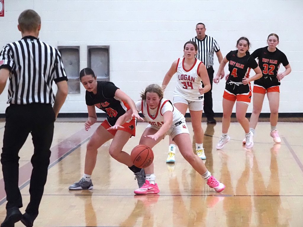 West Salem at Logan girls basketball. -- TARA WALTERS PHOTO