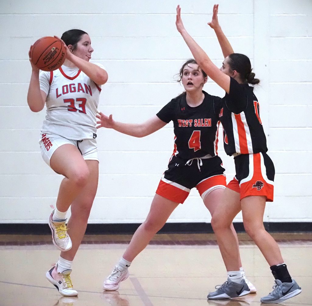 West Salem at Logan girls basketball. -- TARA WALTERS PHOTO