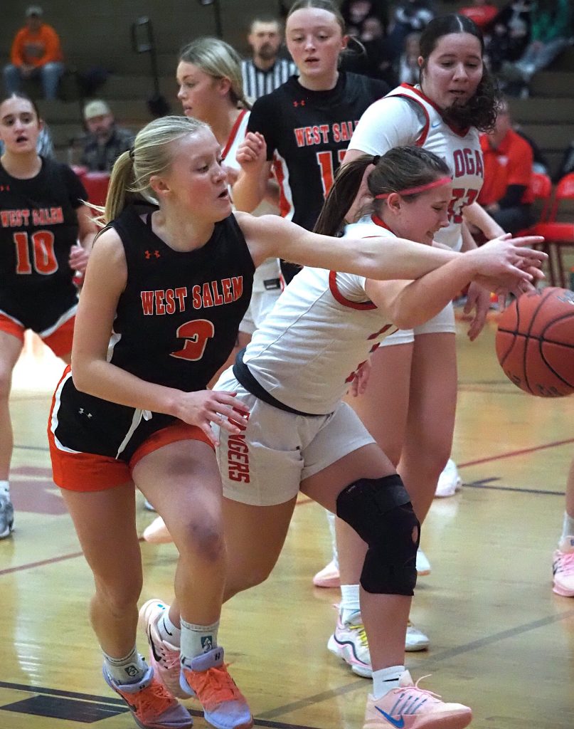 West Salem at Logan girls basketball. -- TARA WALTERS PHOTO