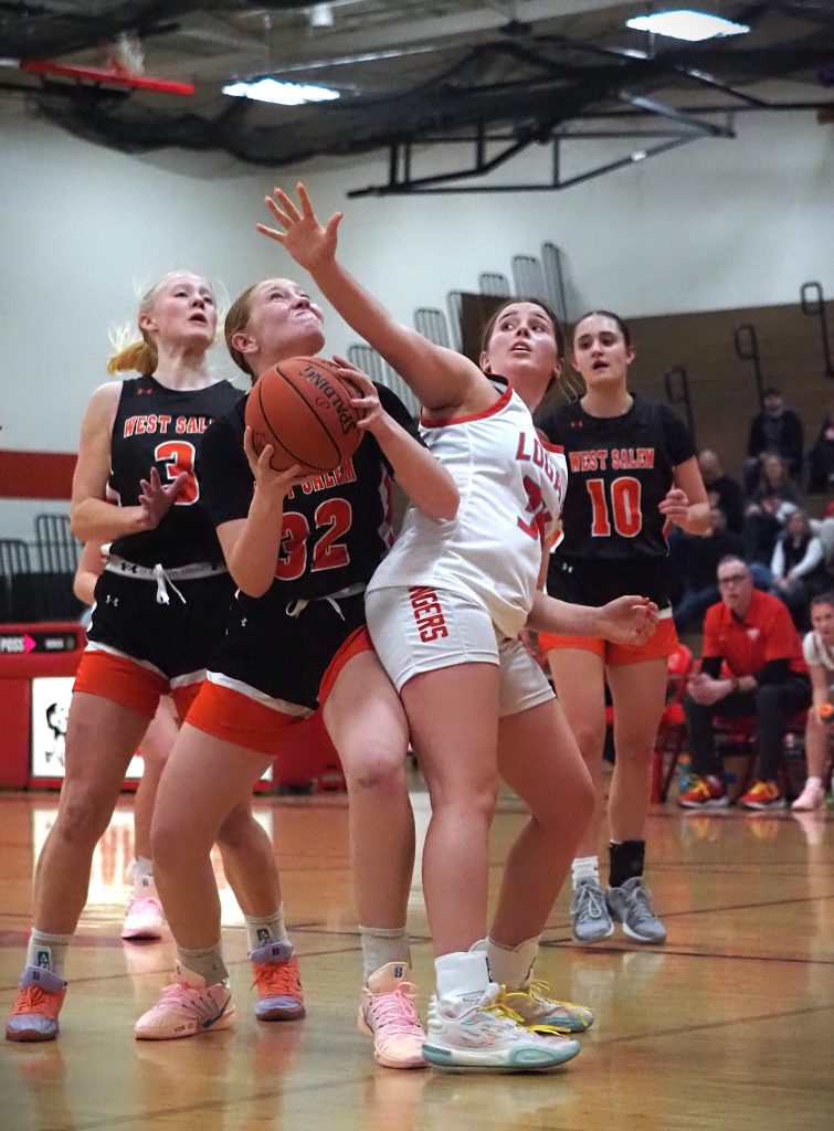West Salem at Logan girls basketball. -- TARA WALTERS PHOTO