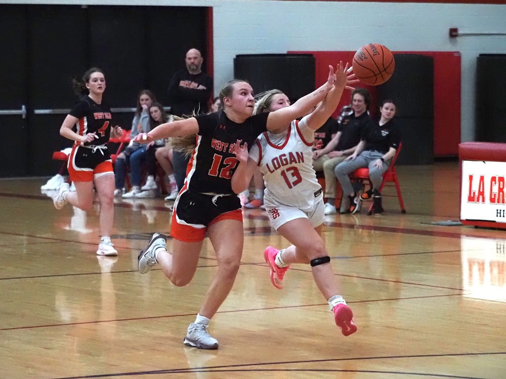 West Salem at Logan girls basketball. -- TARA WALTERS PHOTO