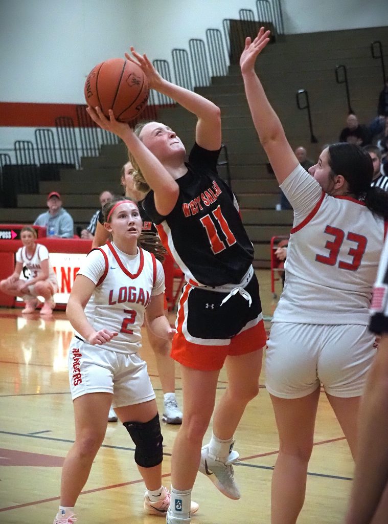 West Salem at Logan girls basketball. -- TARA WALTERS PHOTO