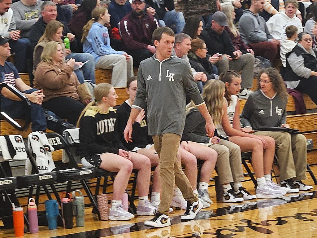 Onalaska Luther girls basketball coach Ryan Svendsen. -- TODD SOMMERFELDT PHOTO
