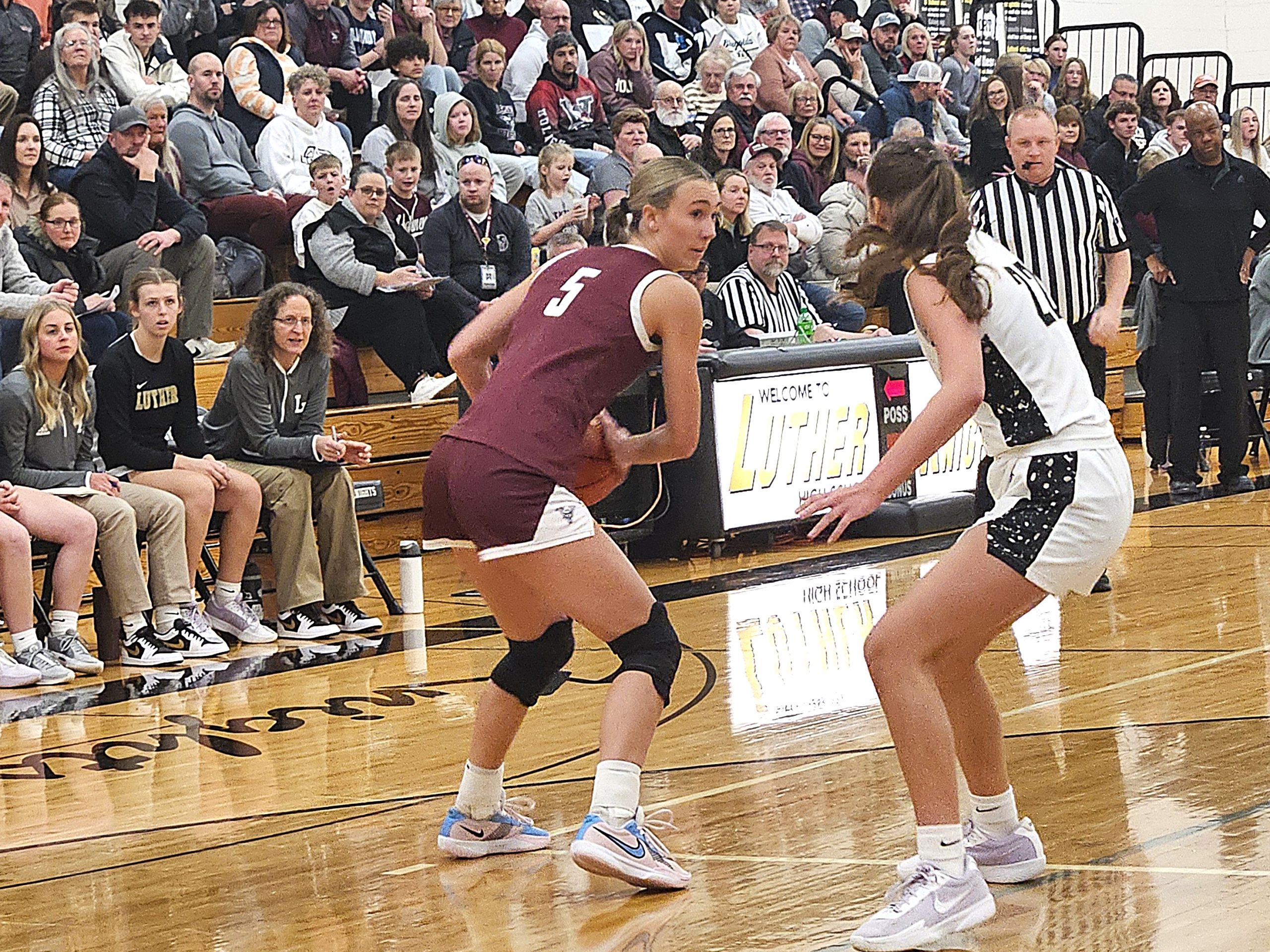 Holmen senior Charley Casey looks for a place to advance the ball during a nonconference win over Onalaska Luther on Friday. -- TODD SOMMERFELDT PHOTO