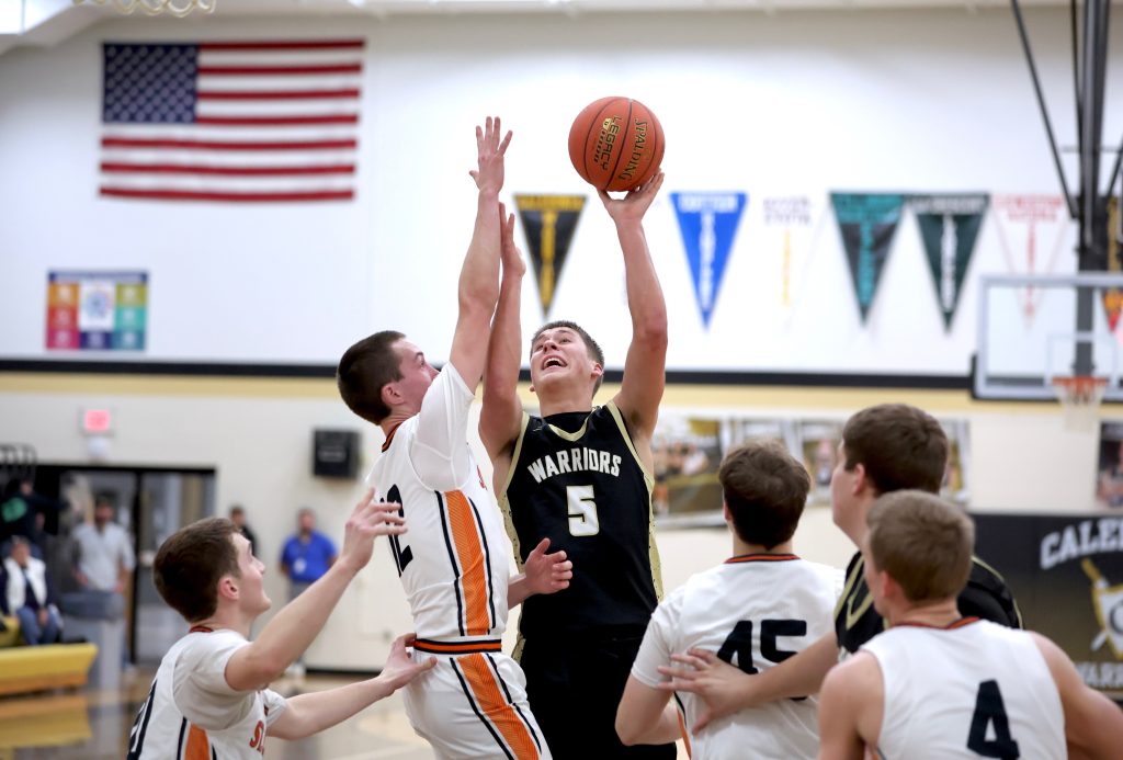 Caledonia vs. St. Charles boys basketball. -- CRAIG JOHNSON PHOTO