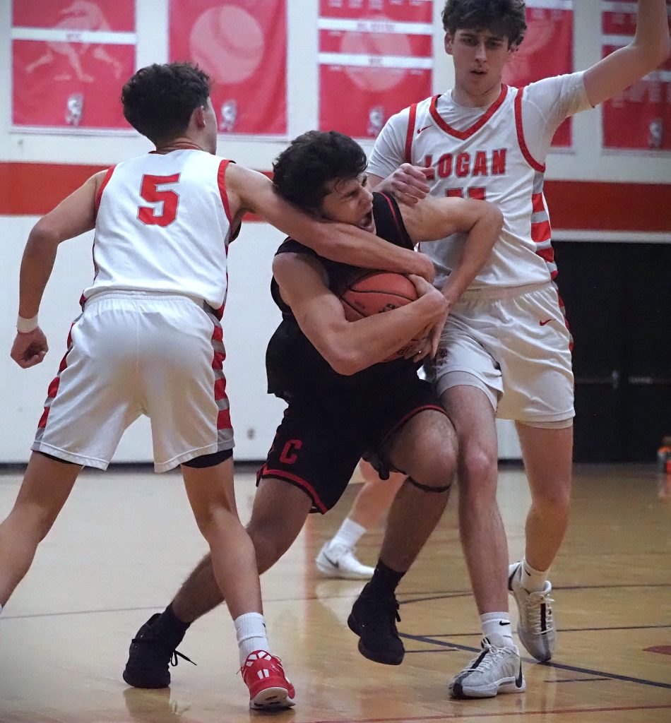 Central vs. Logan boys basketball. -- TARA WALTERS PHOTO