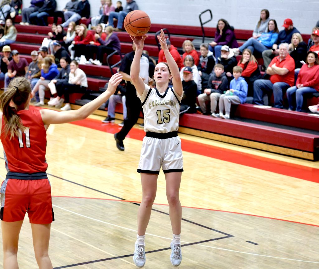 Caledonia vs. Lewiston-Altura girls basketball. -- CRAIG JOHNSON PHOTO