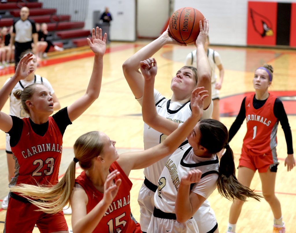 Caledonia vs. Lewiston-Altura girls basketball. -- CRAIG JOHNSON PHOTO