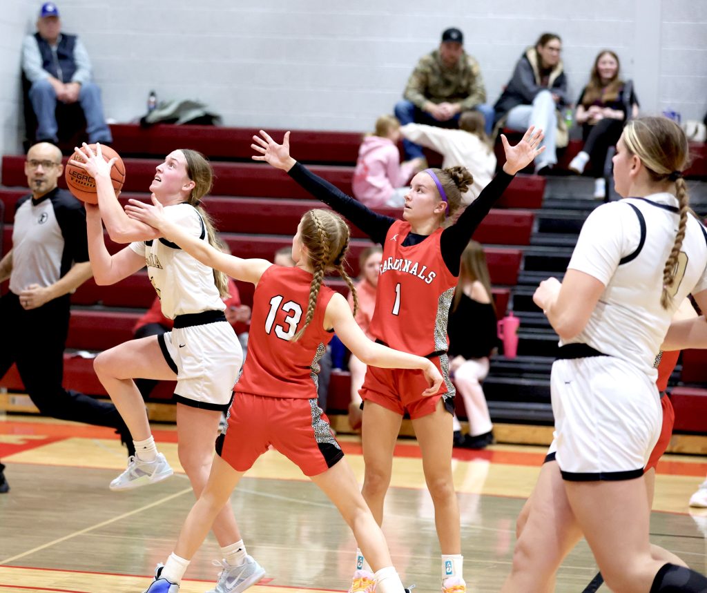 Caledonia vs. Lewiston-Altura girls basketball. -- CRAIG JOHNSON PHOTO