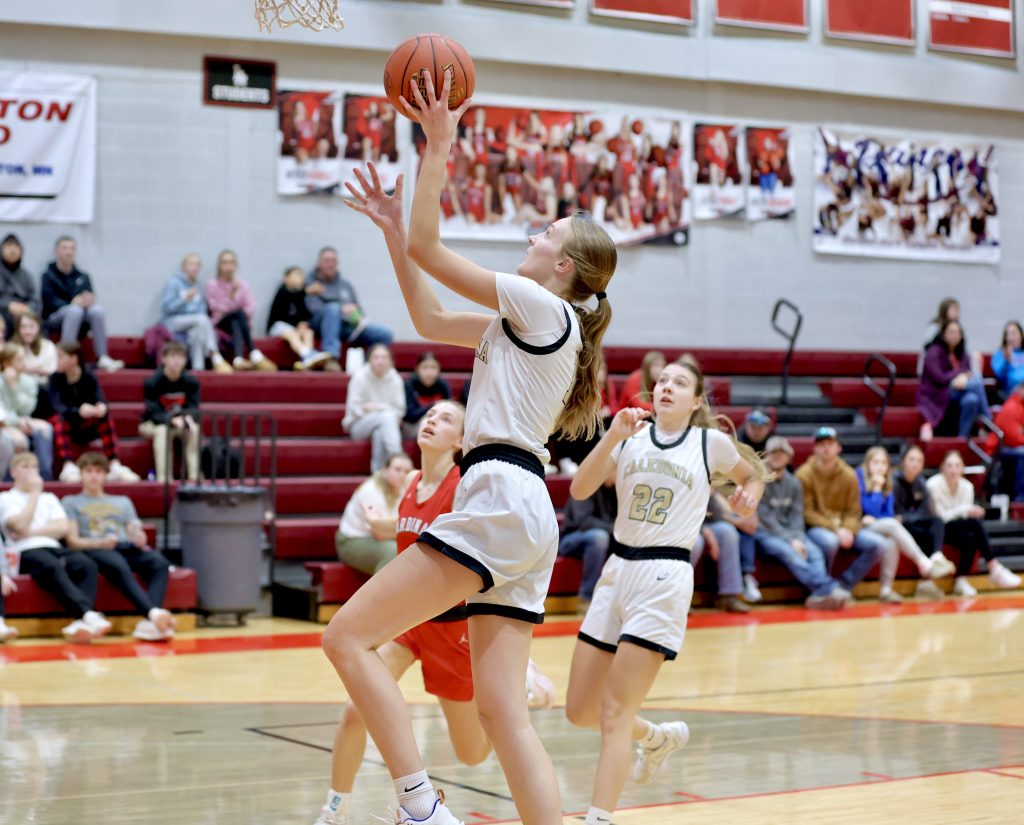 Caledonia vs. Lewiston-Altura girls basketball. -- CRAIG JOHNSON PHOTO