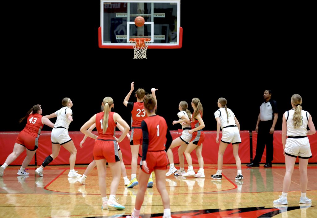 Caledonia vs. Lewiston-Altura girls basketball. -- CRAIG JOHNSON PHOTO