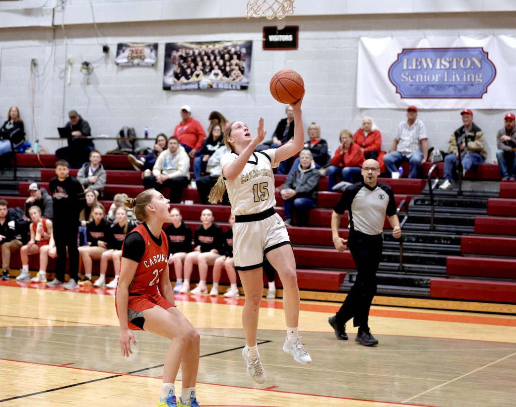 Caledonia vs. Lewiston-Altura girls basketball. -- CRAIG JOHNSON PHOTO