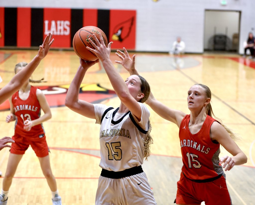 Caledonia vs. Lewiston-Altura girls basketball. -- CRAIG JOHNSON PHOTO