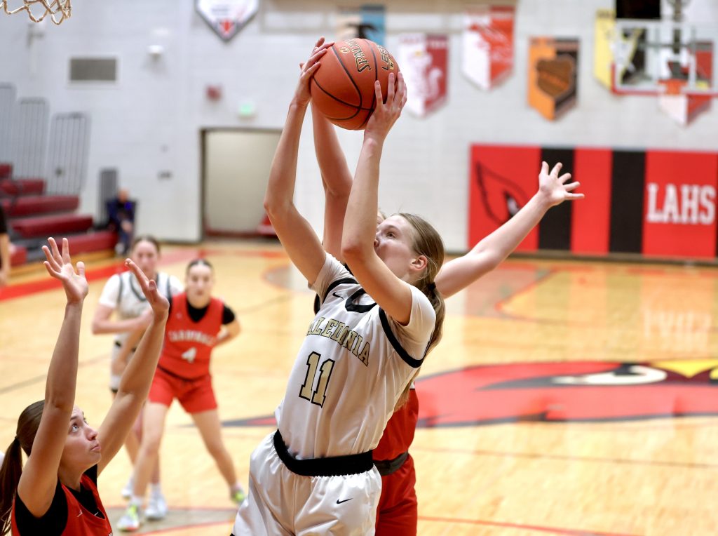 Caledonia vs. Lewiston-Altura girls basketball. -- CRAIG JOHNSON PHOTO