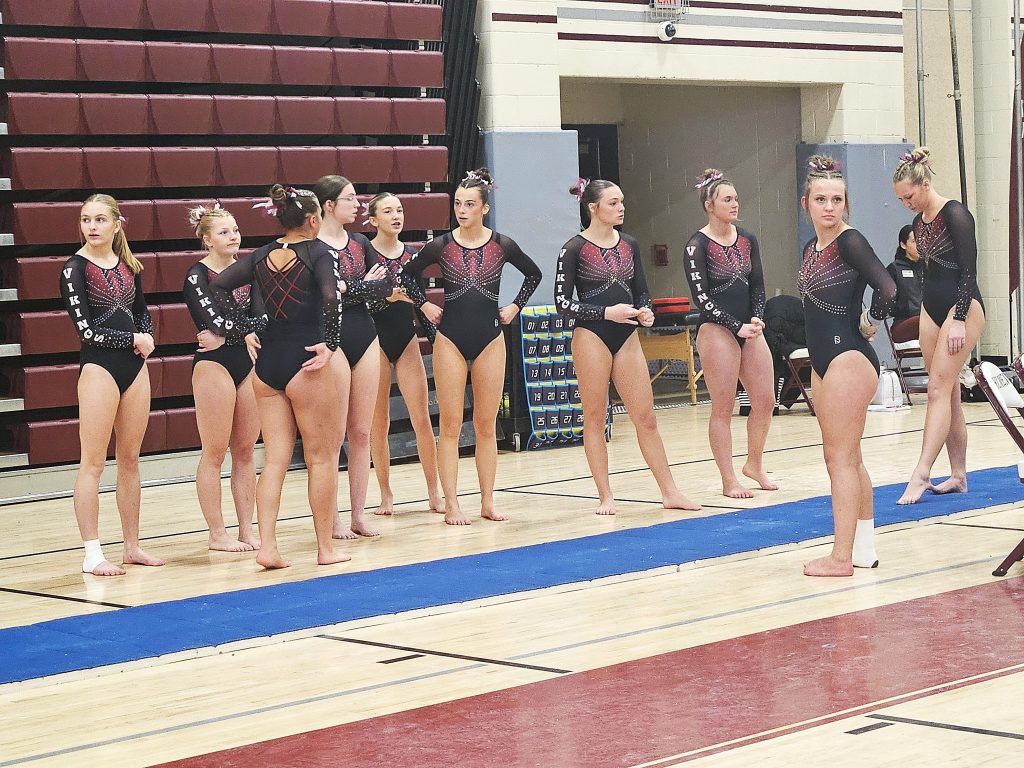 The Holmen gymnastics team won an MVC meet at the Bernie L. Ferry Fieldhouse on Monday. -- TODD SOMMERFELDT PHOTO