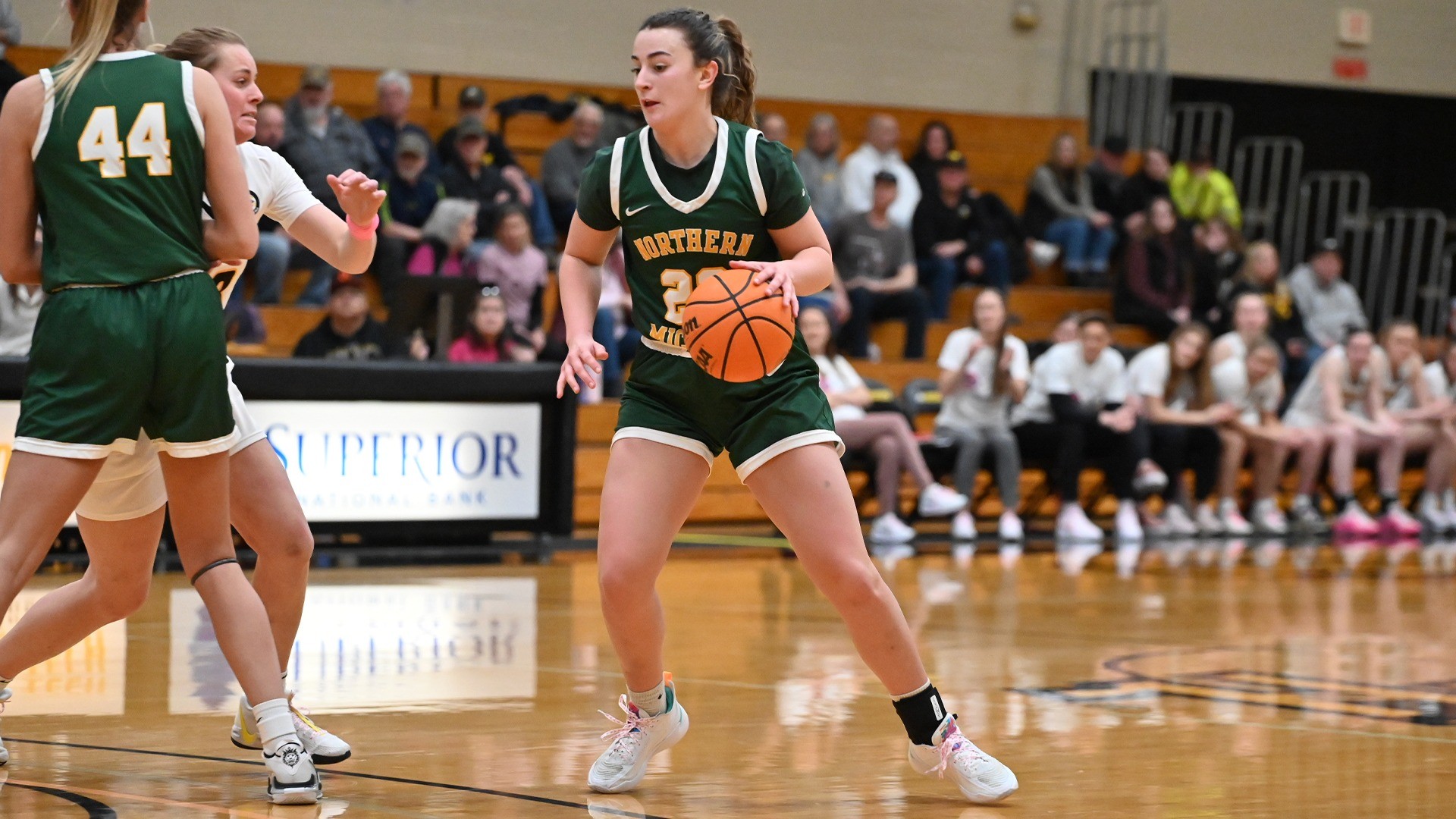Aquinas graduate Jacy Weisbrod is having a big season for the Northern Michigan women's basketball team. -- COURTSEY NORTHERN MICHIGAN ATHLETICS