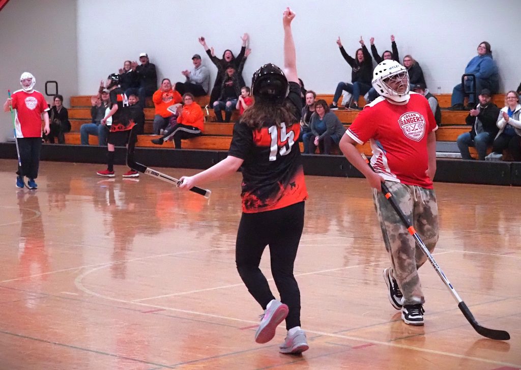 West Salem/Bangor vs. Logan ASL floor hockey. -- TARA WALTERS PHOTO