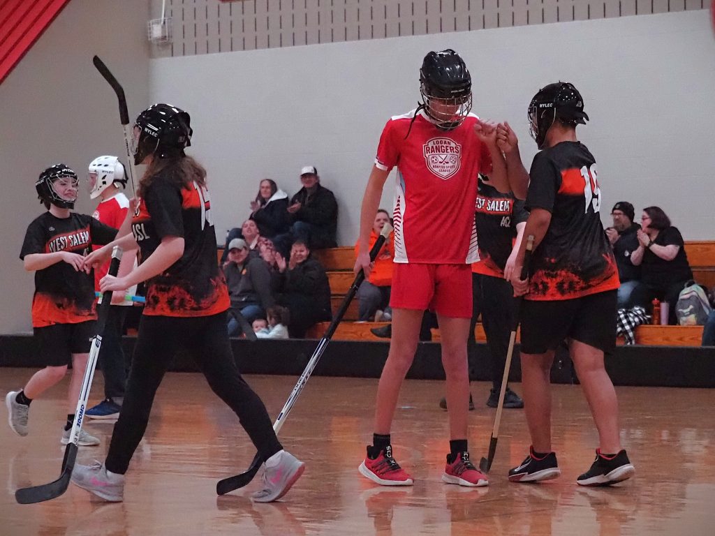 West Salem/Bangor vs. Logan ASL floor hockey. -- TARA WALTERS PHOTO