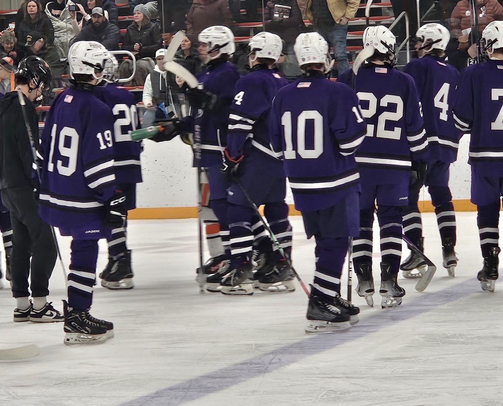 The Onalaska/La Crosse boys hockey team beat West Salem/Bangor 6-0 to complete an unbeaten conference championship on Tuesday. -- TODD SOMMERFELDT PHOTO