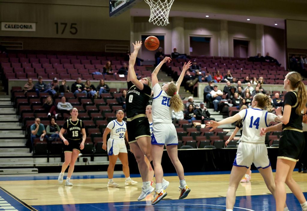 Caledonia vs. Winona Cotter girls basketball. -- CRAIG JOHNSON PHOTO