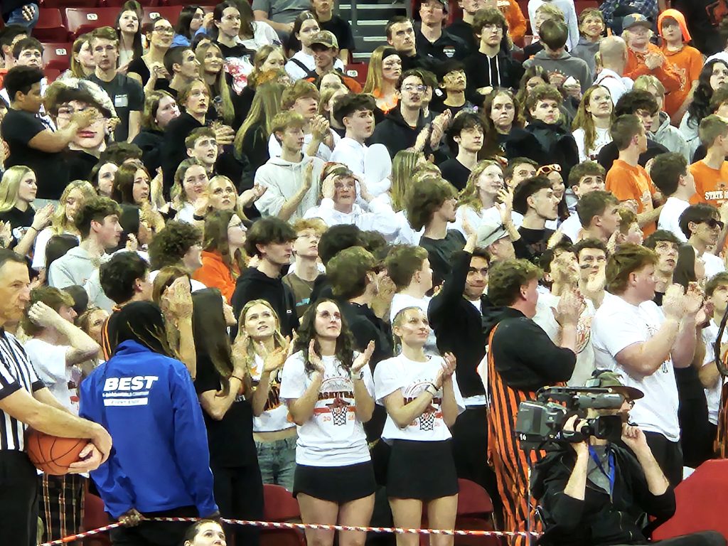 West Salem boys basketball fans at the Kohl Center on Friday. -- TODD SOMMERFELDT PHOTO