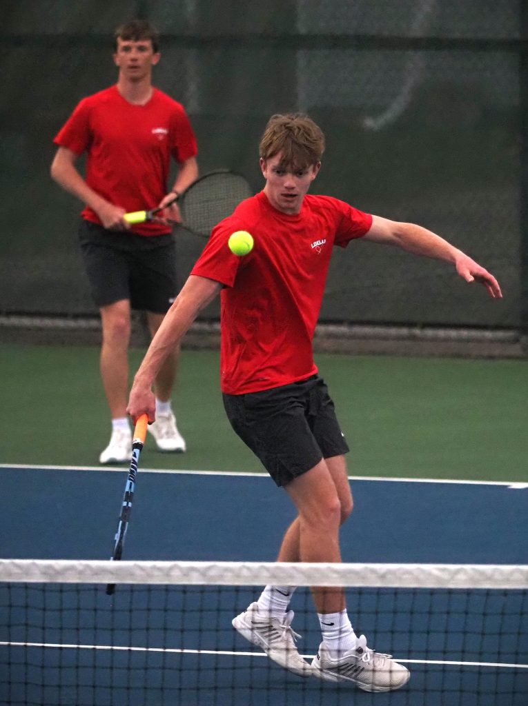 Logan High School boys tennis. -- TARA WALTERS PHOTO