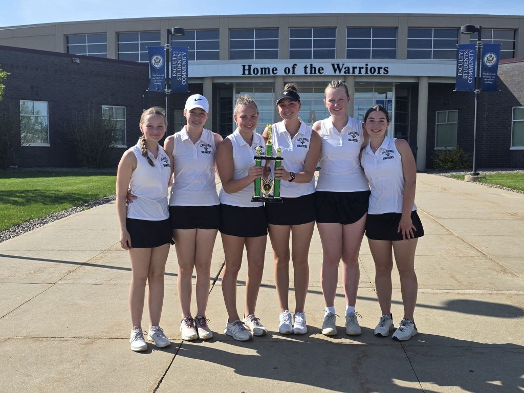 The Caledonia girls golf team won a six-team invitational at Ferndale Golf Course in Rushford, Minn., on Wednesday. -- SUBMITTED PHOTO