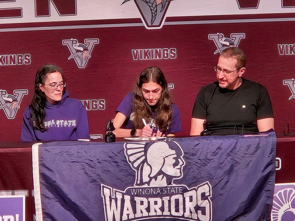 Sabrina Lechnir, Winona State University cross country and track and field