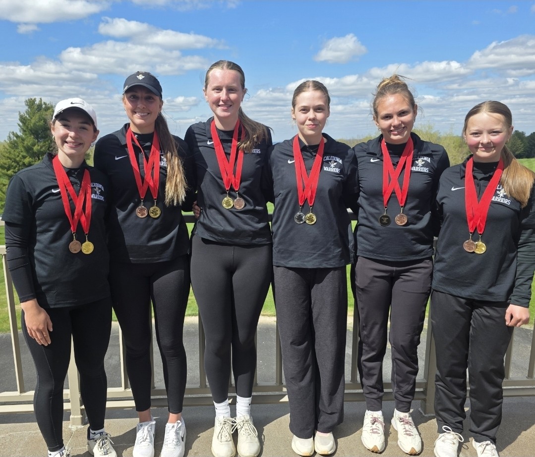 The Caledonia girls golf team after winning an invitational at Wabasha-Kellogg. -- SUBMITTED PHOTO