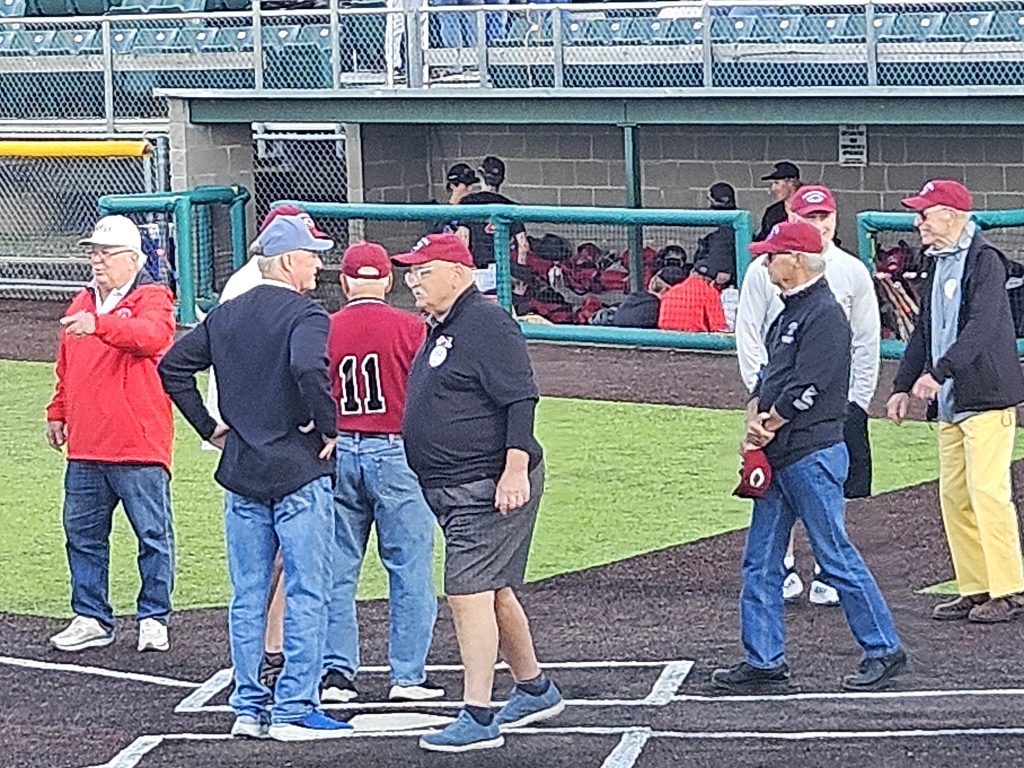 The Central baseball team honored alumni from its WIAA championship teams from 1978 and 1986 at Copeland Park on Friday. -- TODD SOMMERFELDT PHOTO