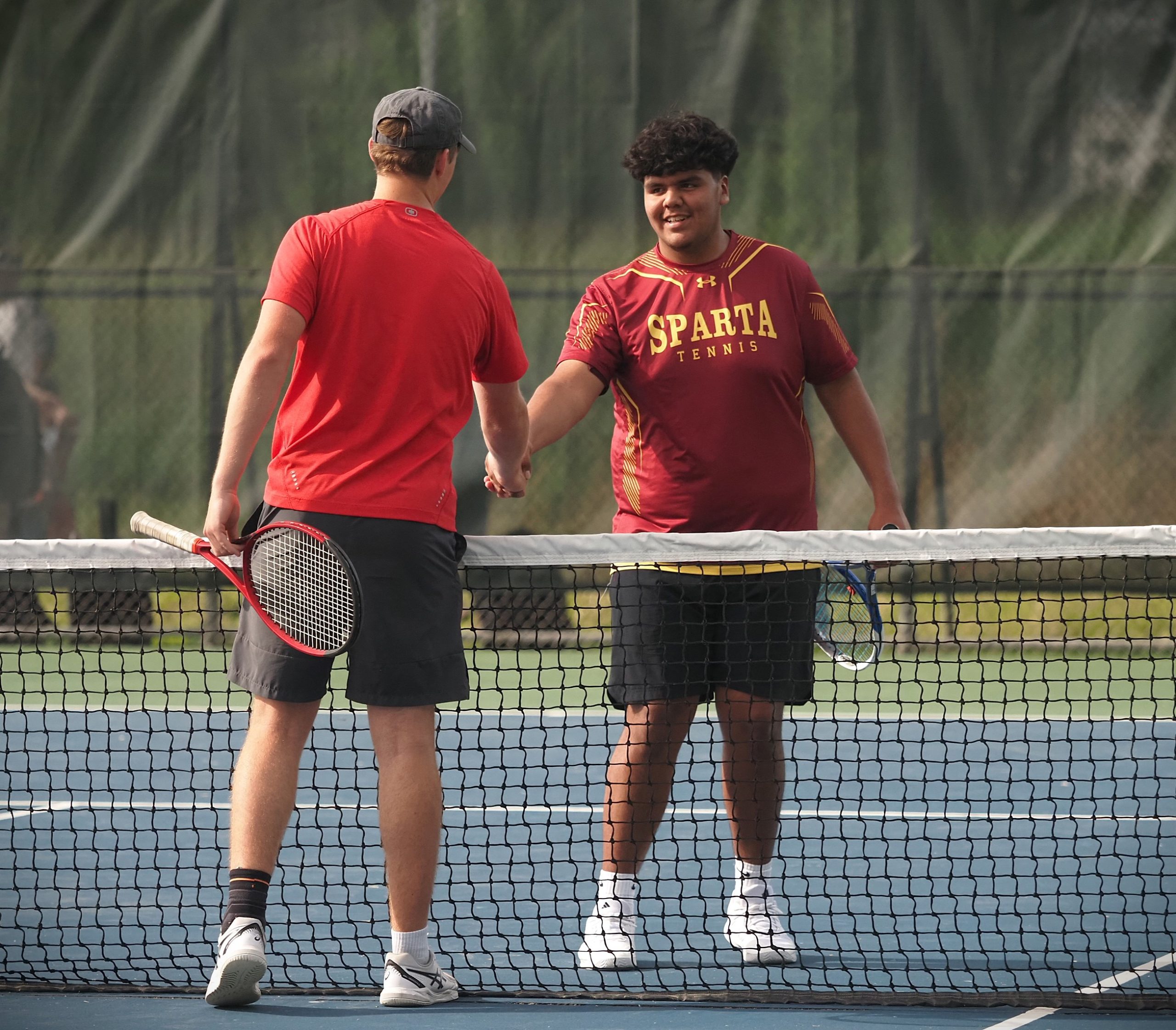 Logan vs. Sparta tennis. -- TARA WALTERS PHOTO